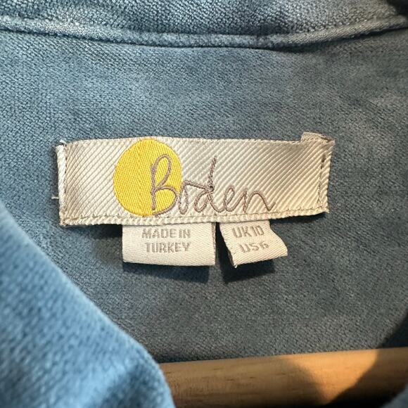 Boden Chore Velvet Jacket Corporal Blue 6 - Picture 4 of 8